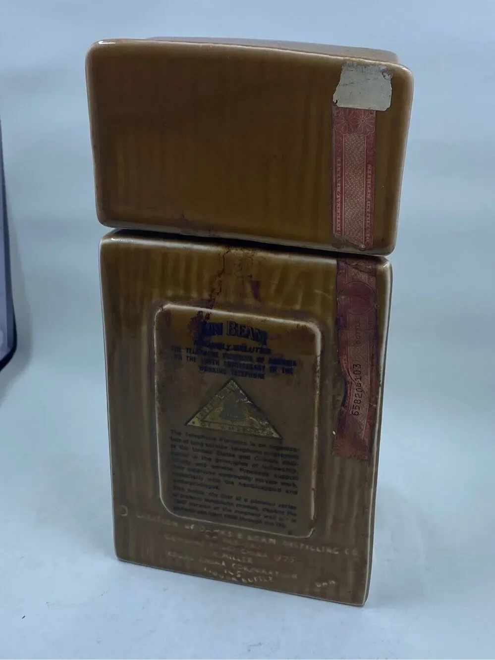 Jim beam Telephone Pioneers of America 100th Anniversary of the Working phone